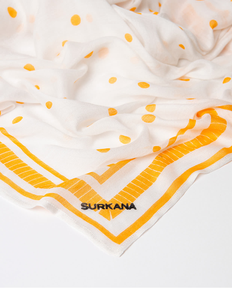 Foulard stampato rettangolare Surkana SURKANA PE-25