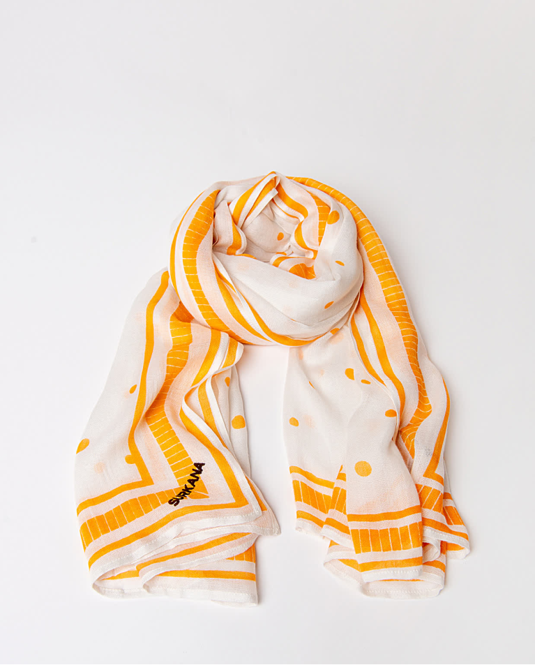 Foulard stampato rettangolare Surkana SURKANA PE-25