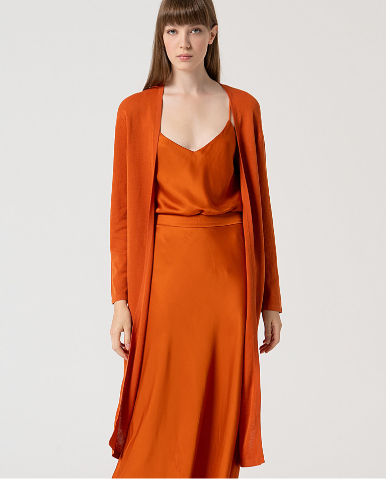 Cardigan lungo senza bottoni  Surkana SURKANA PE-25
