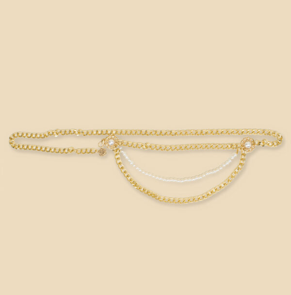 Cintura con catene e perle Koralline Koralline PE25