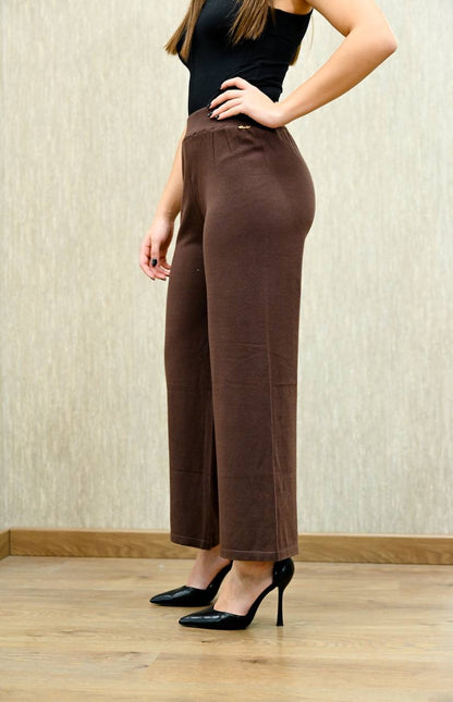 Pantalone crop in maglia Koralline