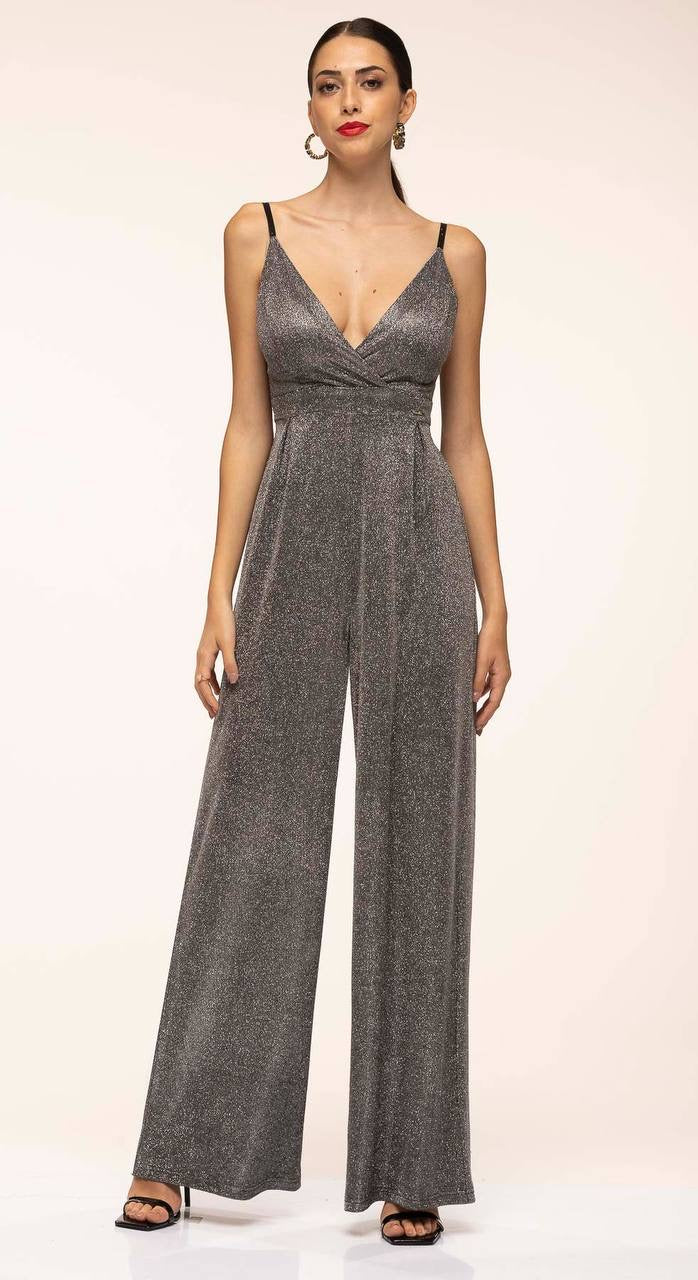 Koralline lurex jumpsuit