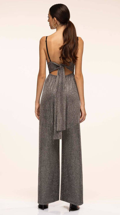 Koralline lurex jumpsuit