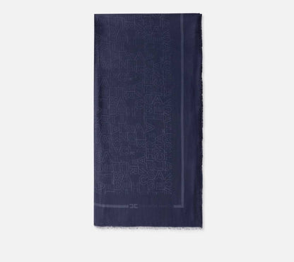 Elisabetta Franchi square viscose pashmina