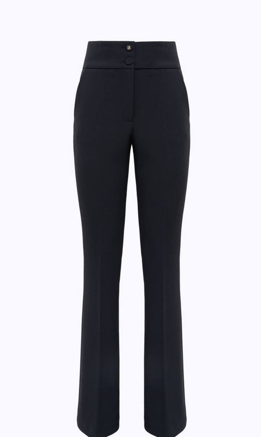 Blugirl flared crepe trousers