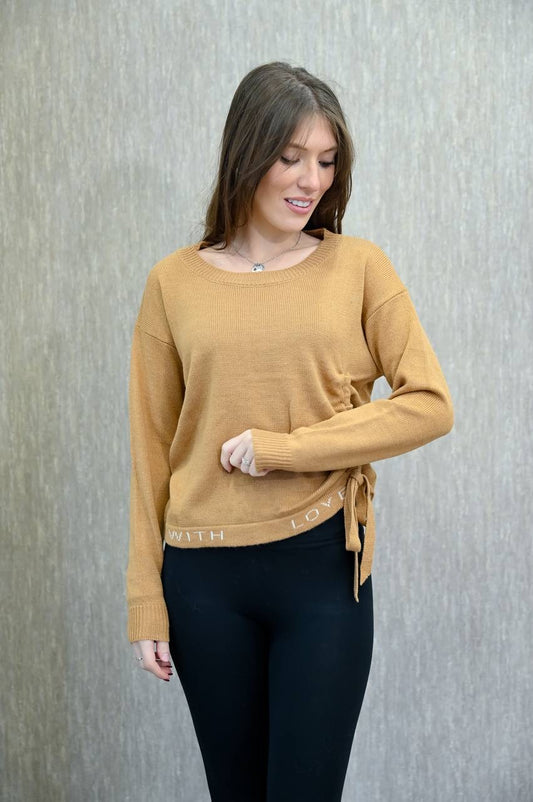 Koralline Drawstring Front Sweater