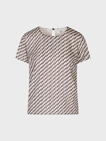 Sandro Ferrone houndstooth t-shirt