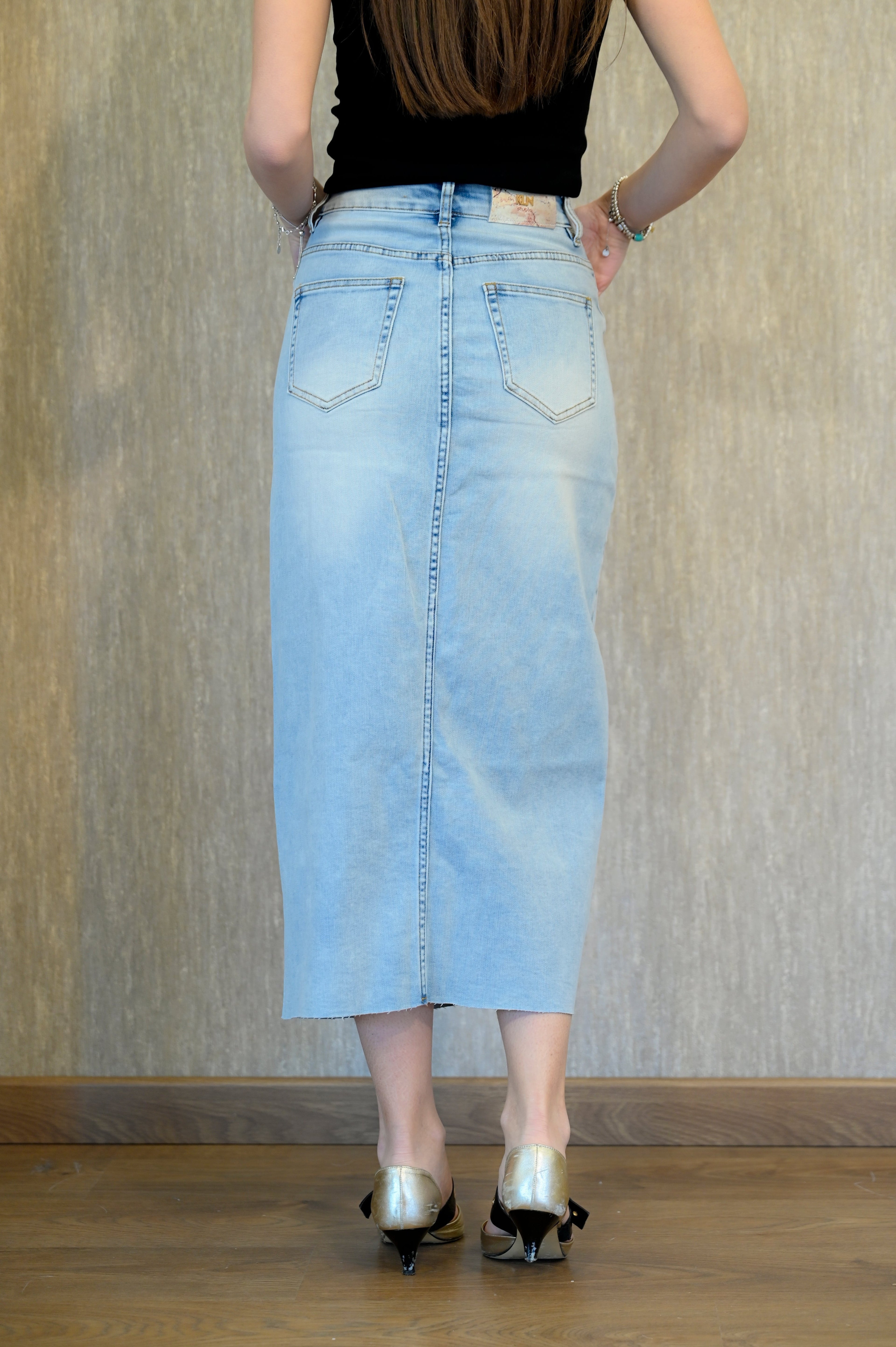 Gonna lunga in denim Koralline Koralline PE25
